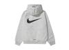 HF9633-063 Supreme Nike Zip Up Hooded Sweatshirt Heather Grey