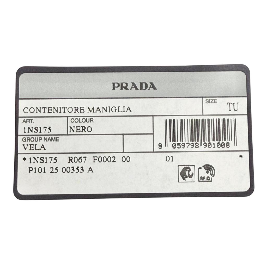 Excellent PRADA Cosmetics Pouch Vera Re-Nylon Mini Pouch Small Triangle 1NS175 Used