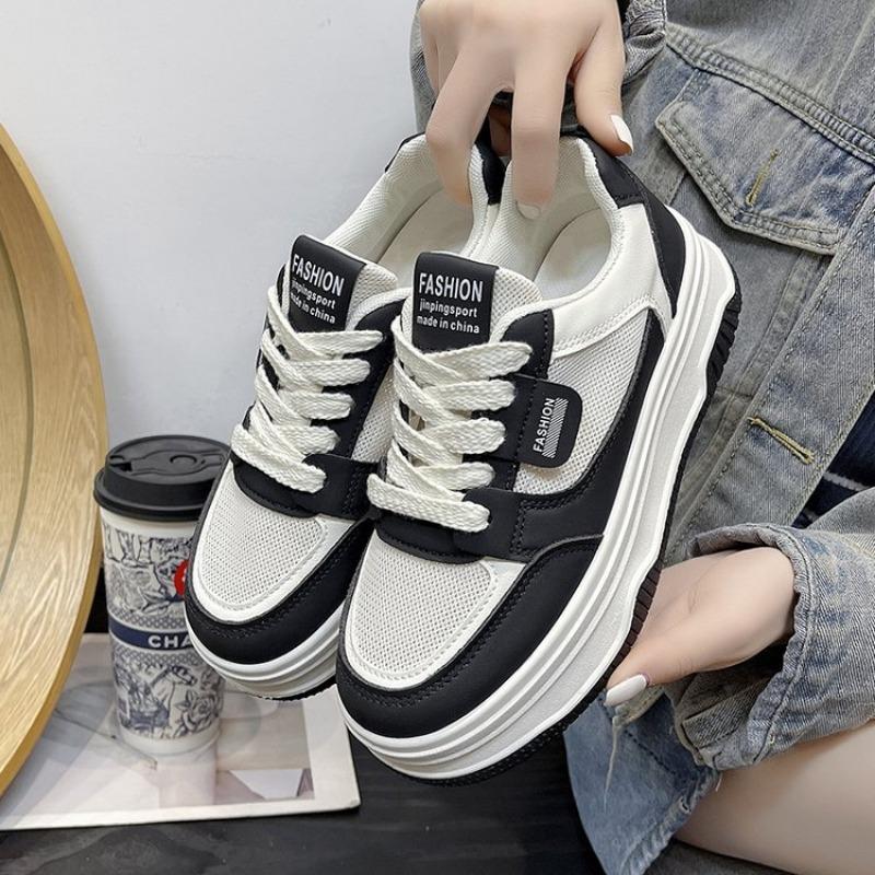 

Модные универсальные маленькие белые туфли, женская новая повседневная обувь на платформе, спортивная обувь с подошвой Muffin Sole 40