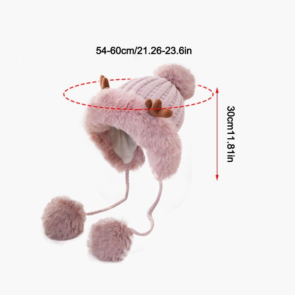 Neck Warmer Moving Hat Trapper Hat Warm Earmuff Earflap Movable Ears Airbag Cap Christmas Hat Antlers Earflap Hat Winter