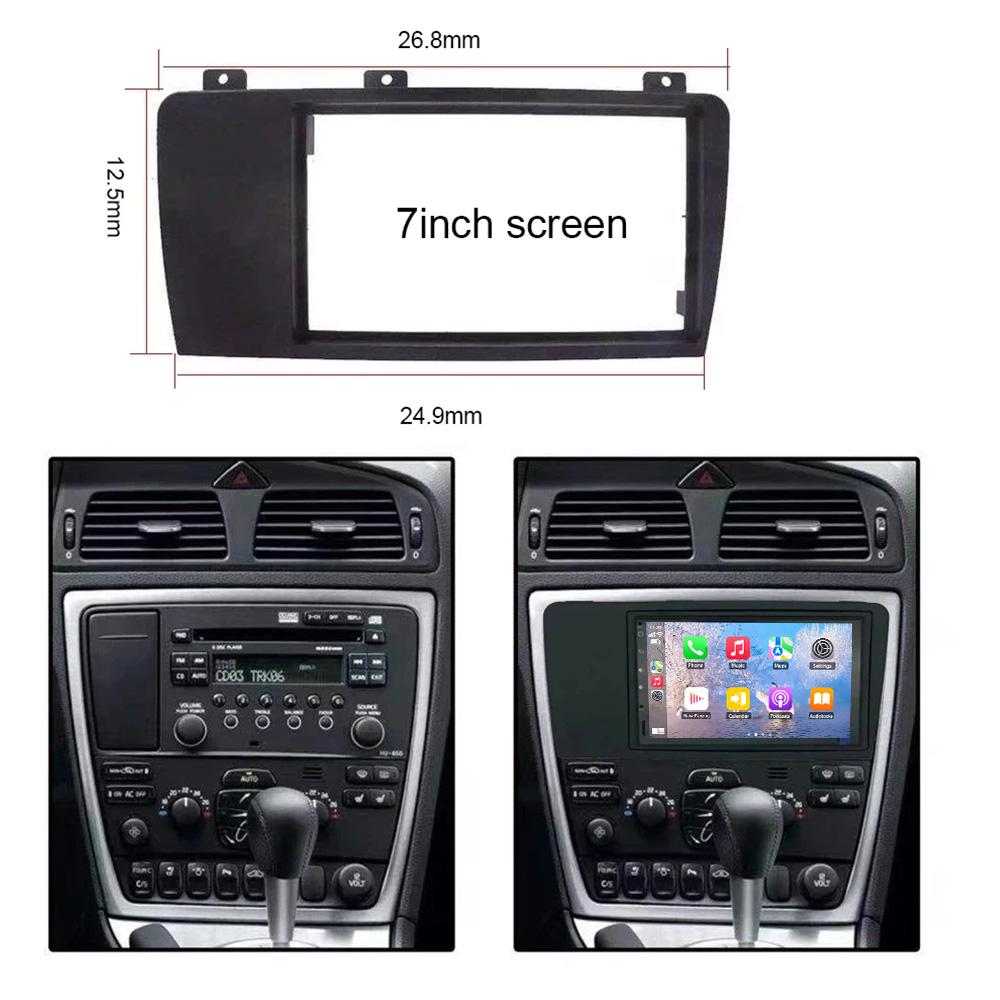 Para  Volvo xc70V70 s60 2004-2009  Android 2 Din Car Auto Carplay 4G+WIFI GPS Rádio de Carro Navegação Multimídia Reprodutor de Vídeo Estéreo BT