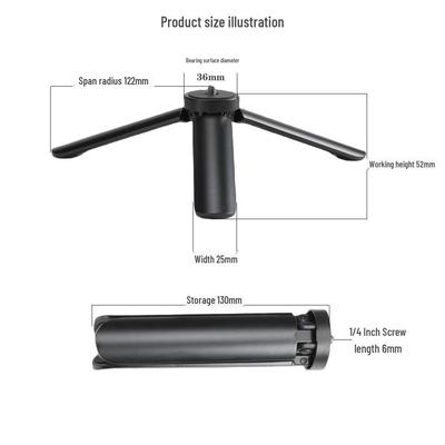 Aluminiumlegierung Stabilisator Stativ für Desktop-Projektor & Fülllicht