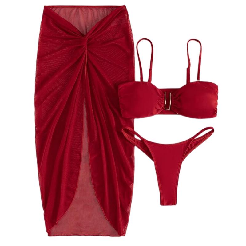 2023 European & American Three-Piece Swimsuit: Women's Bikini Set