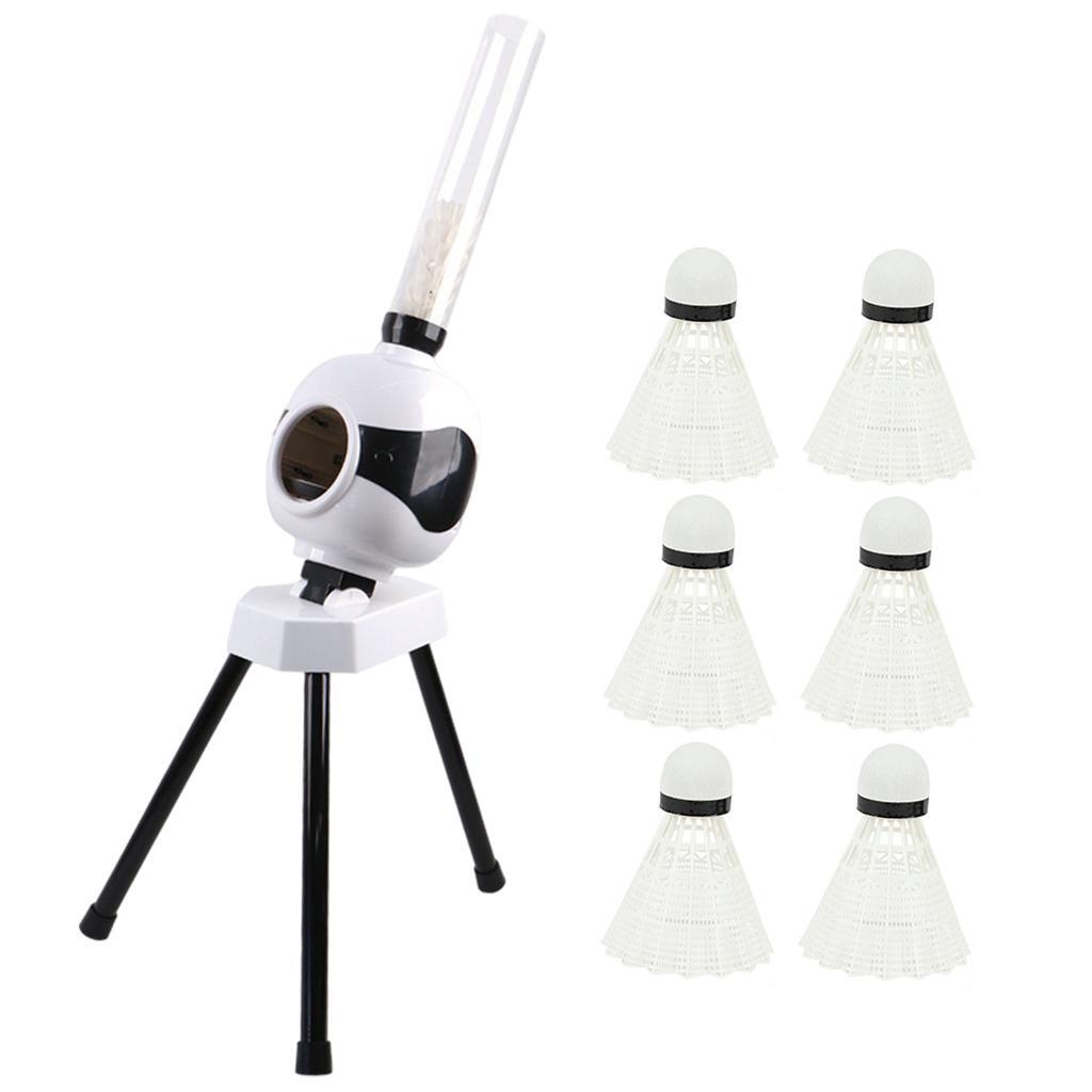 6x White Badminton Shuttlecock Made With PVC For Wear Resistance Badminton Shuttlecocks Balls