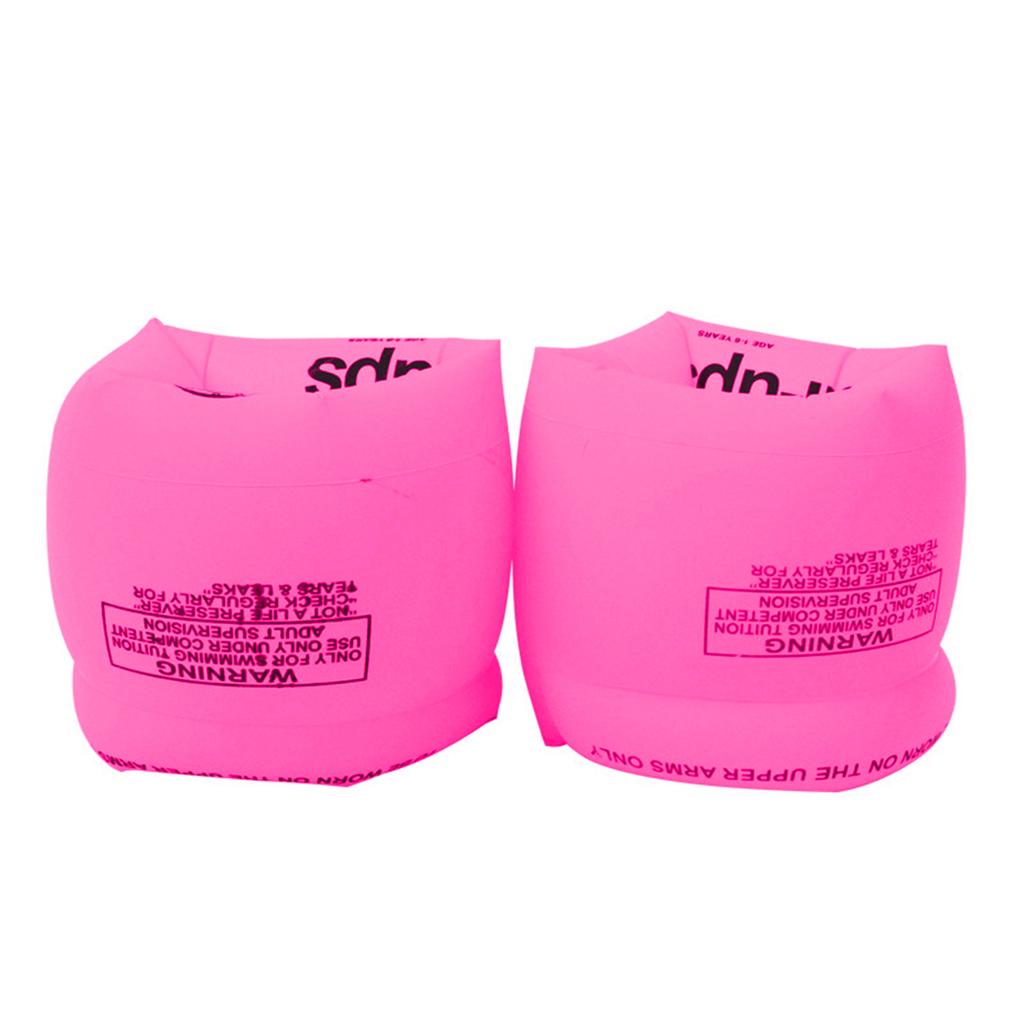 1Pair Swimming Rings Tube Armlets Inflatable Swim Arm Bands Floater Sleeves Water Wing Learning Swim Training Aids