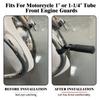 26mm-31mm Bumper Guard Highway Crash Bar Footpegs Rubber Engine Guard Footrest  Highway Crash Bar