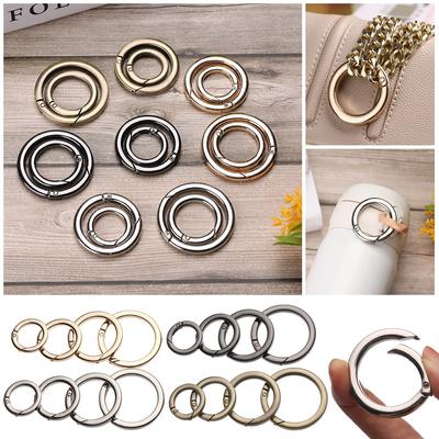 Zinc Alloy Hooks Carabiner Purses Handbags Spring O-Ring Buckles Bag Belt Buckle Snap Clasp Clip