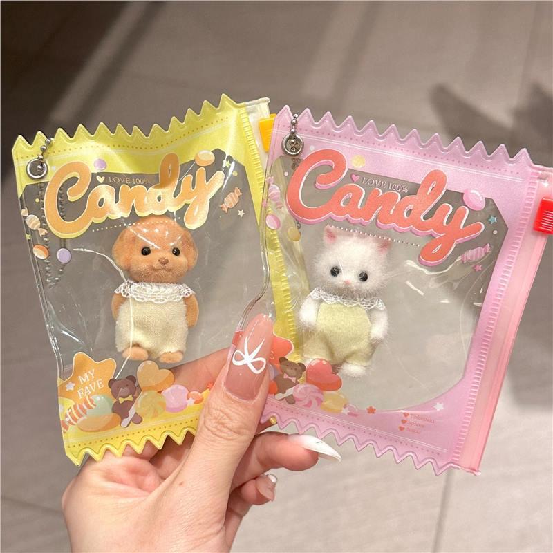 Morinaga Candy Charm Poodle Bear Doll Case & Display Organizer