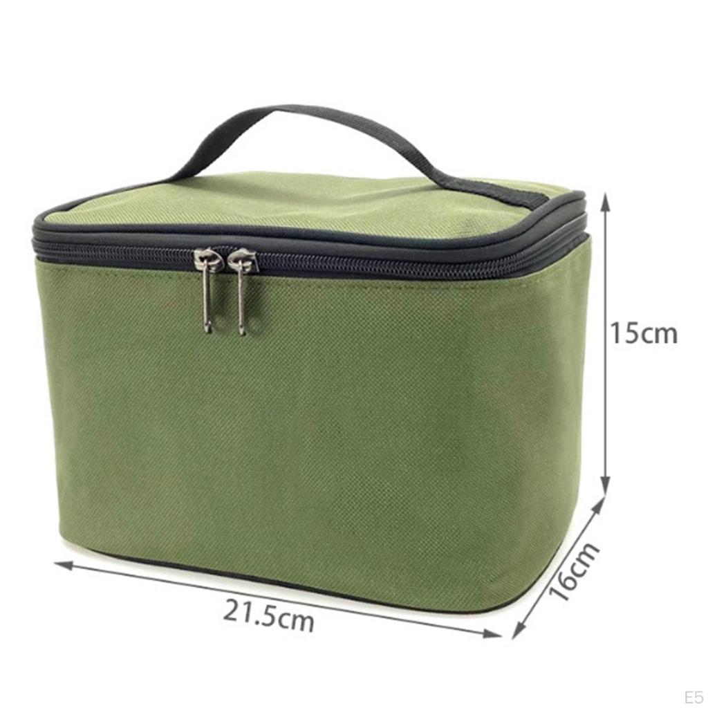 Camping Storage Bag Seasoning Bottle Carrying Case Condiment Organizer Stove