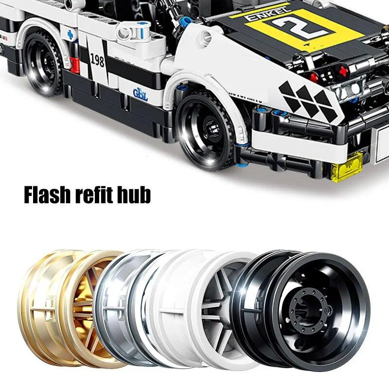 462Pcs KAZI Technical Pull Back Mechanical Racing Car Building Blocks Classical Off-road Racer Vehicle Bricks Toys For Children