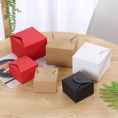 30 ks Balicí krabice pro řemeslné dárky Dárkové krabice na svatby Zásnuby Absolventské ceremonie Sváteční dárky - 9x9x6 "módní Čtvercové balení