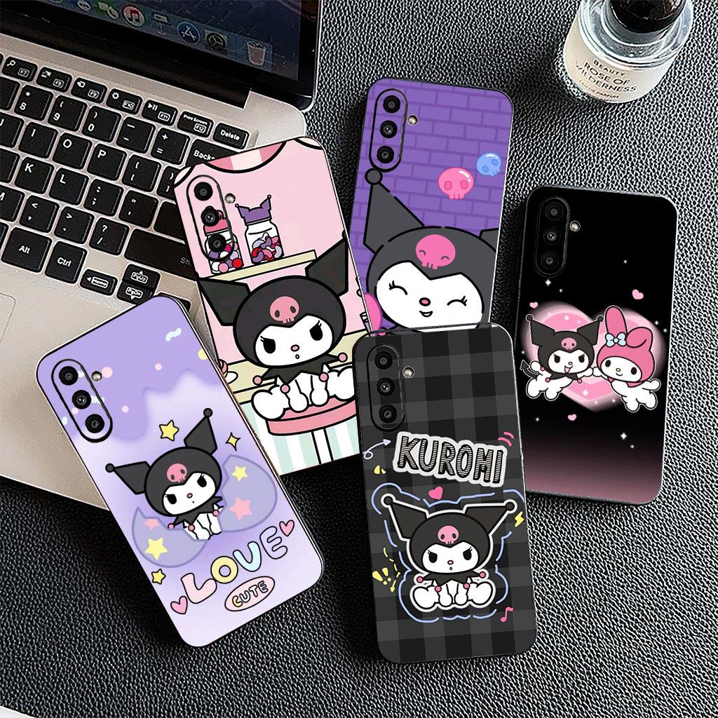 Soft Cover for Apple iPhone 13 12 Mini XS 11 Pro Max 7 8 Plus XR SE 2022 2020 SE3 Coque Phone Case Lovely Kuromi Cartoon