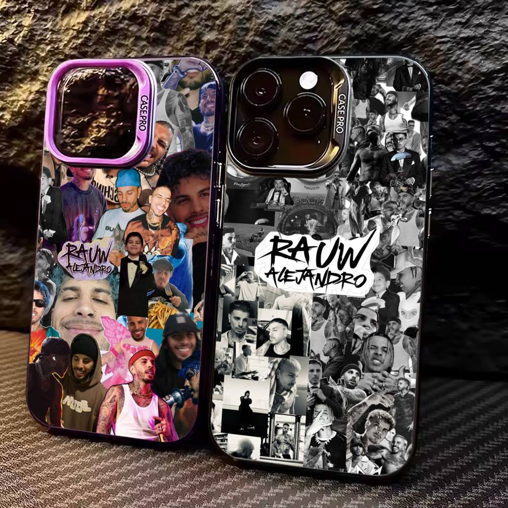 R-Rauw A-Alejandro Phone Case For iPhone 17, 16,15,14,13,12,11 Plus,Pro Max, Colorful Silver Funda Cover