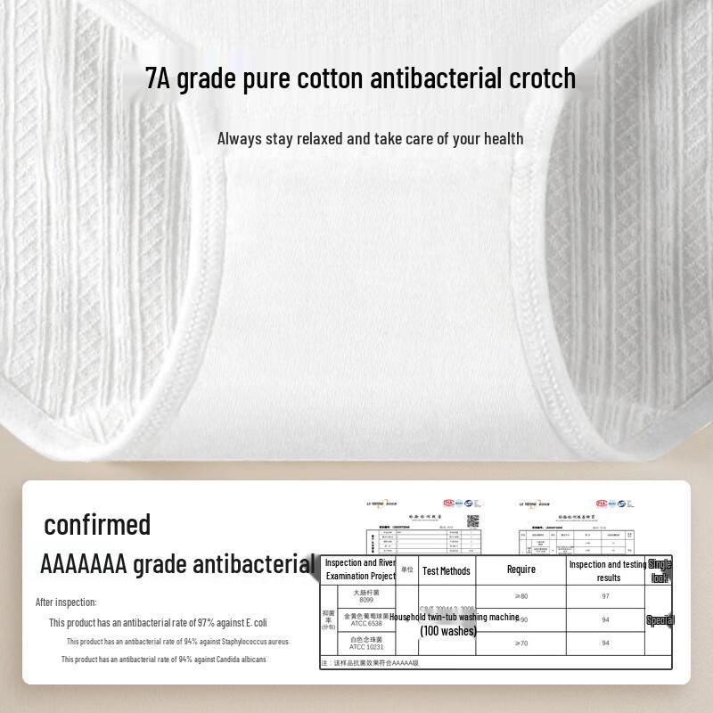 Audifen 7A Antibacterial Pure Cotton Briefs 4-Pack