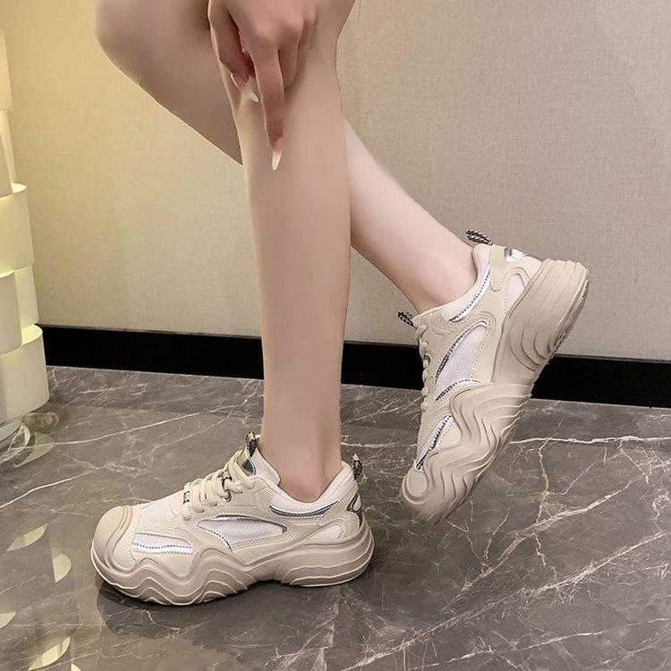 Height-increasing Platform German Training Shoes for Women's 2025 New Summer Fashion Versatile Light Sports Leisure Comfortable Dad Shoes