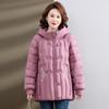 Ronghua Women's Hooded White Duck Down Winter Coat