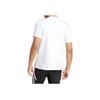 Adidas Camiseta Confortável de Manga Curta e Gola Redonda Masculina Tops Branco IS2323