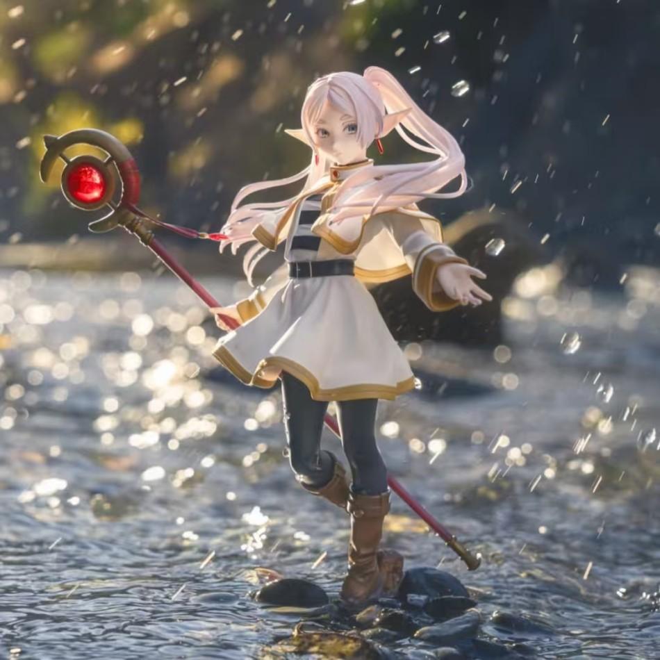 4Pcs Furyu Noodle Stopper Sousou No Frieren Anime Girl Figure Frieren Beyond Journey'S End Action Figure Collectible Model Toys