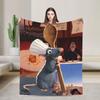 Carino Ratatouille Coperte Super Morbide Coperta Plaid Peluche per Studenti Novità Copriletto in Flanella per Soggiorno Copri Divano Letto