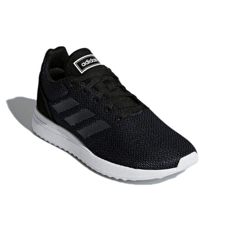 Adidas Neo Run 70S Sports Fabric Non-Slip Wear-Resistant Low-Top Marathon Running Shoes Unisex Sneaker Carbon-Black B96564