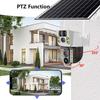 V380Pro 8MP 4K Solar Battery Powered WiFi Camera Outdoor Auto Tracking Human Detection Solar Energy Surveillance Wireless Camera