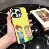 C-CITY Girls THE A-ANIMATION-cta Phone Case For iPhone 17,16,15,14,13,12,11 Plus,Pro Max,XS,Colored Silver Plated Inside Cover