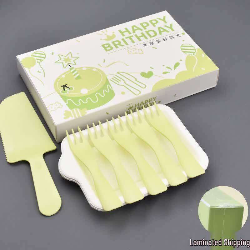 ZISIZ Disposable Paper Party Tableware Set