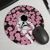 Space Travel Round Mouse Pad Non-Slip Desk Mat Desk Accessories Desktop Computers Carpet Pc Gamer Gamepad Mousepad Gaming