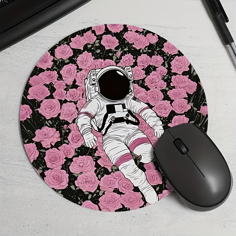 Space Travel Round Mouse Pad Non-Slip Desk Mat Desk Accessories Desktop Computers Carpet Pc Gamer Gamepad Mousepad Gaming