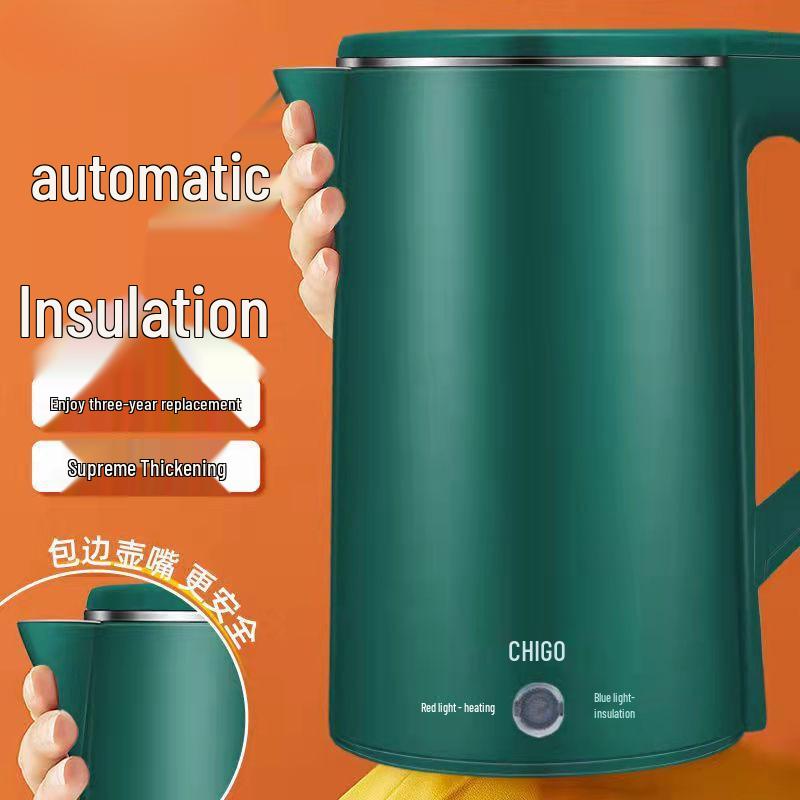Chigo Intelligenter Elektrischer Wasserkocher aus Edelstahl - Schnellkochend, Großes Fassungsvermögen, Warmhaltefunktion