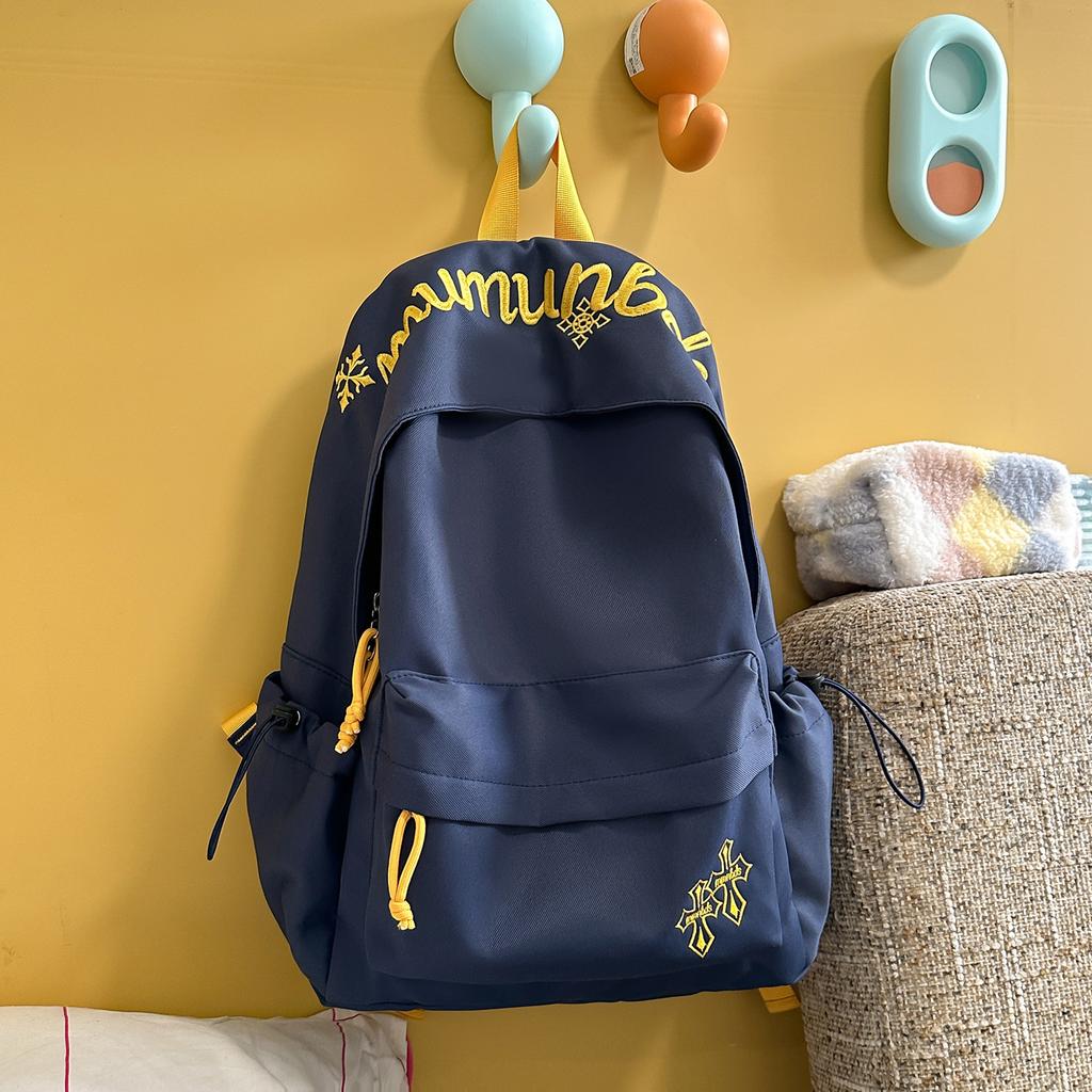 Schoolbag high texture 1011 new Korean version Mori backpack simple versatile junior high school students large capacity computer backpack