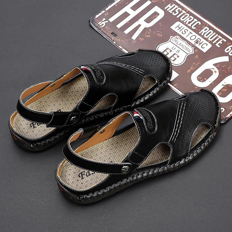 Summer Sandals Men Classic Roman Sandals 2025 Slipper Outdoor Sneaker Beach Rubber Flip Flops Men Water Trekking Sandals