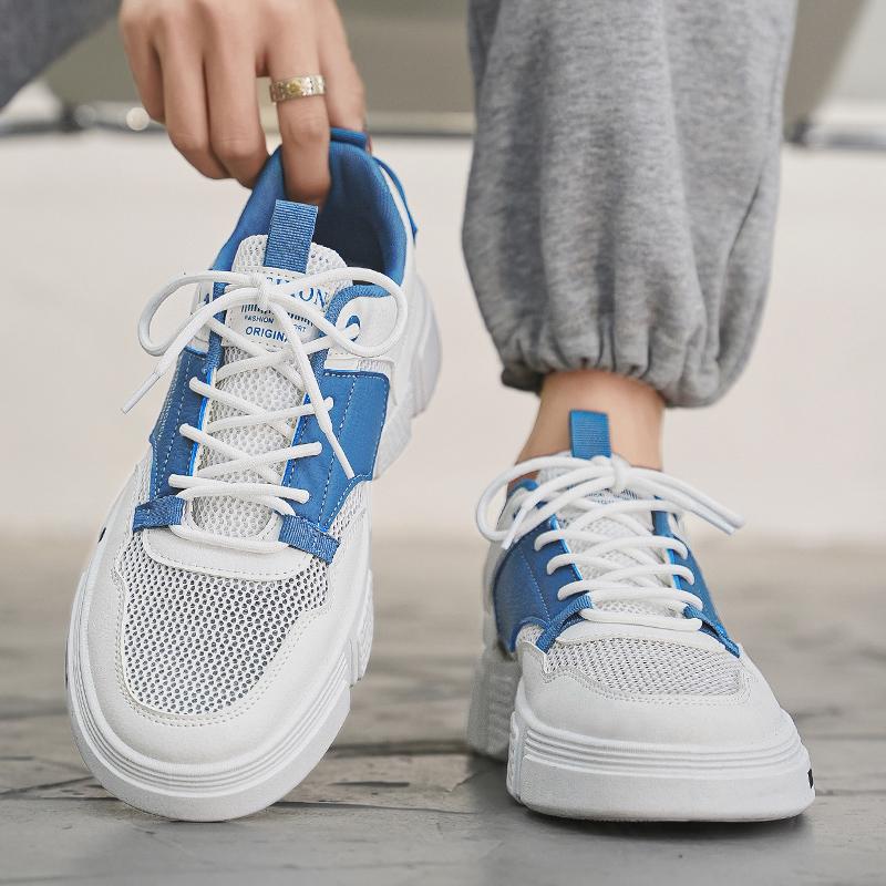 New Men's Shoes Summer Breathable Mesh Surface All-match Board Shoes Student Sports Leisure Children's Fashion Shoes