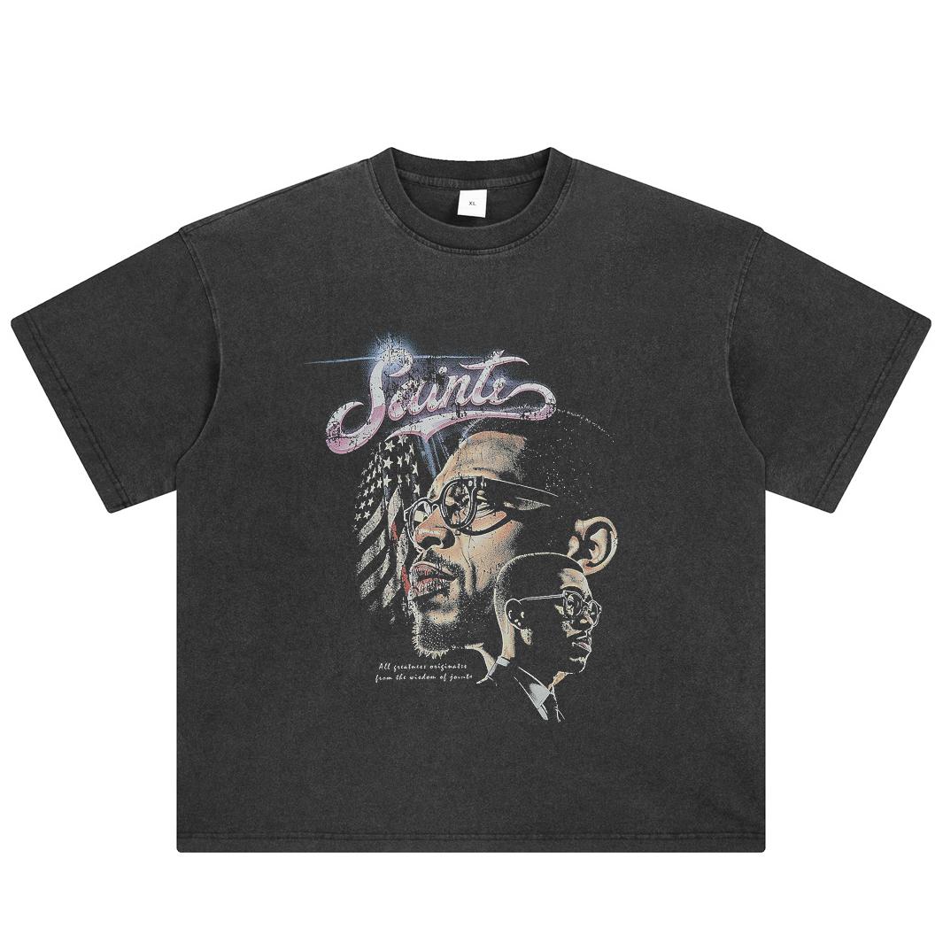 

Уличная футболка с забавным рисунком, хлопковая футболка, топы унисекс, футболки, летняя футболка с короткими рукавами M чёрный