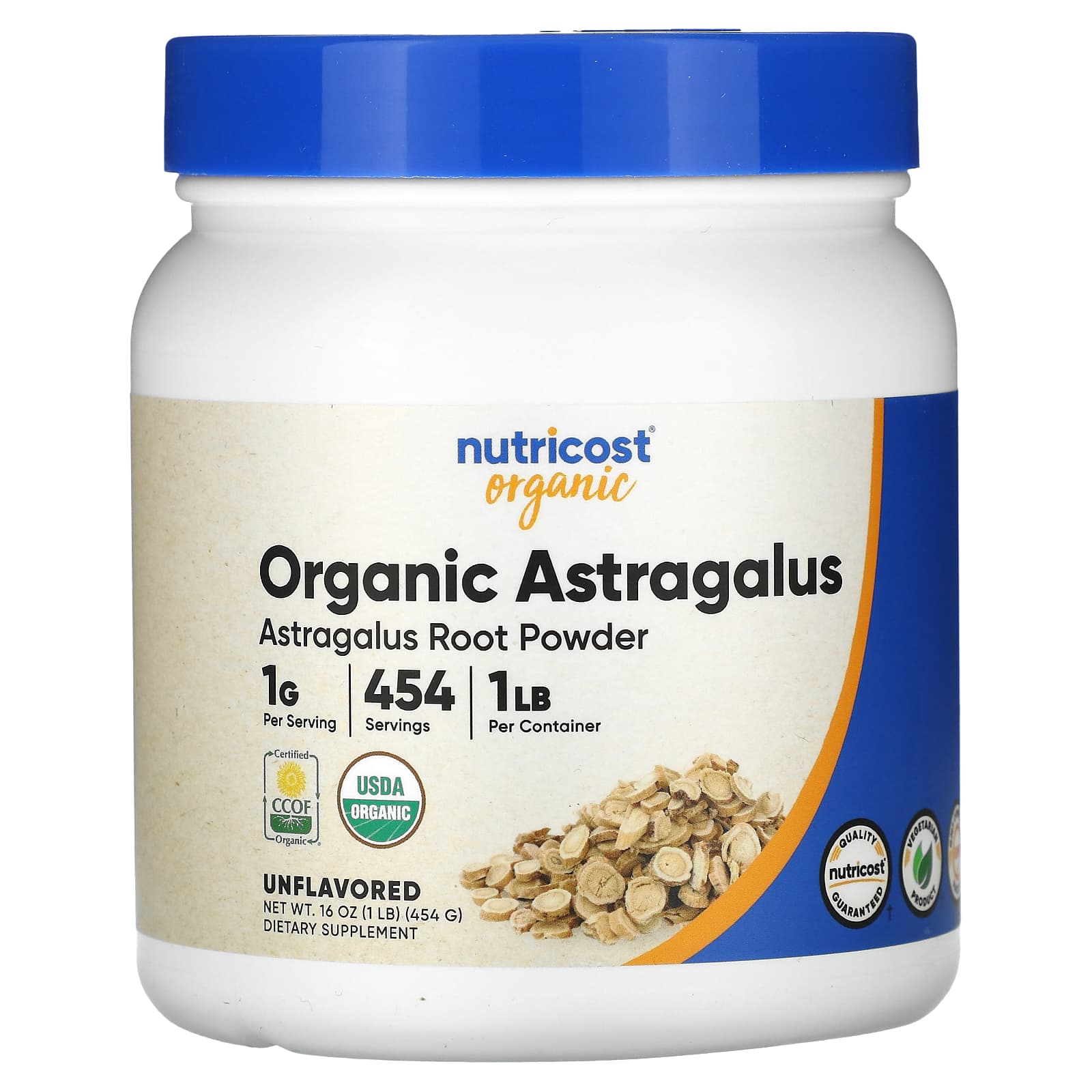 

Organic Astragalus Root Powder, Unflavored, 454G(16Oz)