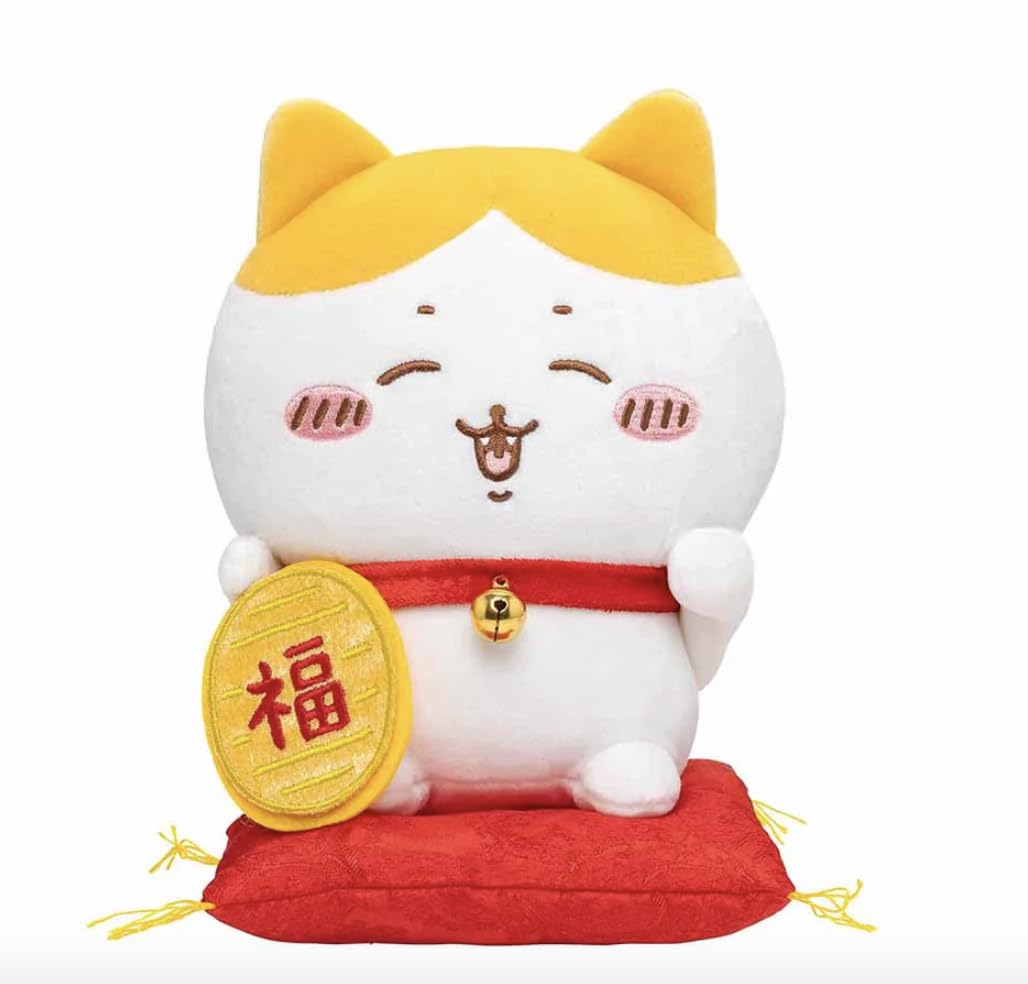 Плюшевая игрушка Чиика Счастливый Кот Хативарэ Манеки-нэко (S)