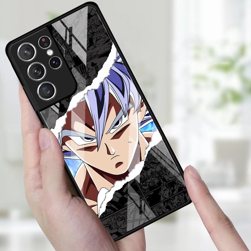 

Luxury D-ragonS B-allS Phone Cover Case for Samsung Galaxy S25 S20 FE S22 S23 Plus S9 S8 S21 S24 Ultra Note 10 20 8 9 S10 Galaxy S8