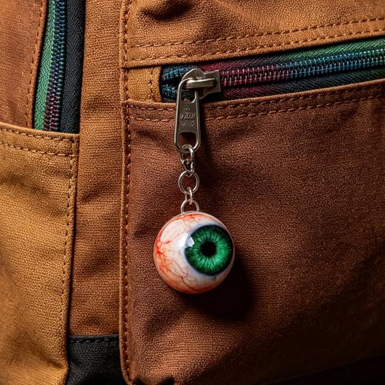 Realistische gotische Augapfel-Dekoration, 2D-Tischdekoration mit Ständer, Horror-Geschenk für Liebhaber düsterer Fantasy-Kunst, Halloween-Dekoration