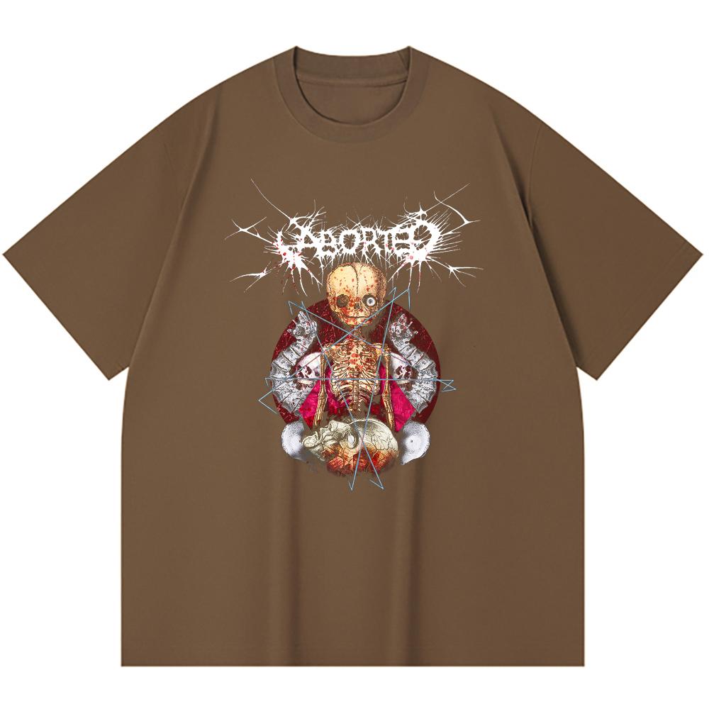 230 Gsm 100% Cotton Heavy Metal T-Shirt Rock Band Popular Music Print Unisex Heavy Cotton T Shirt