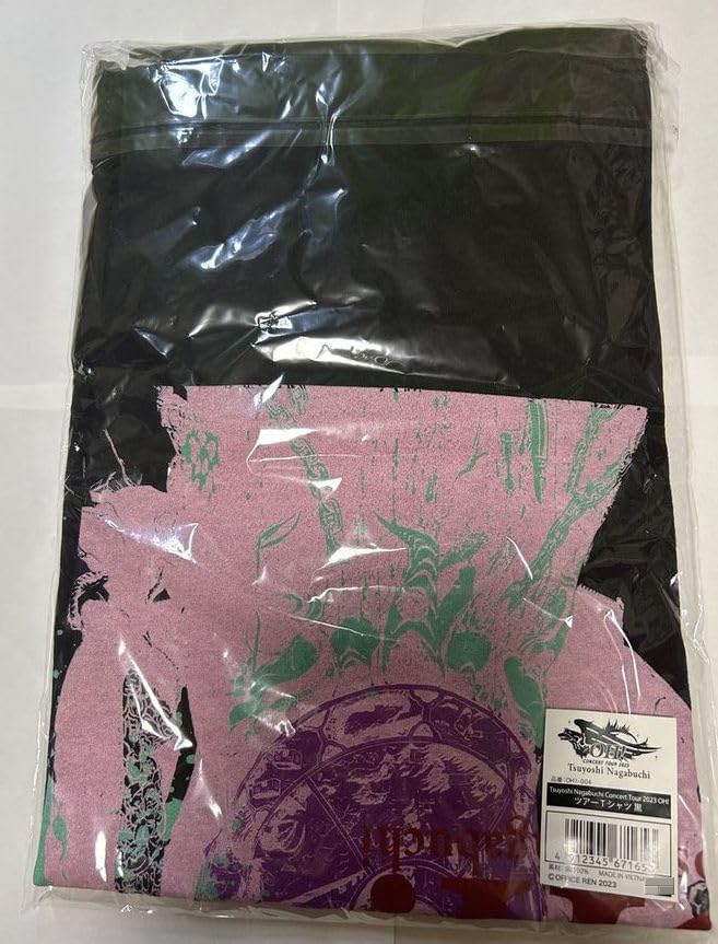 Tsuyoshi Nagabuchi Concert Tour 2023 OH! Tour T-Shirt Black (XL)