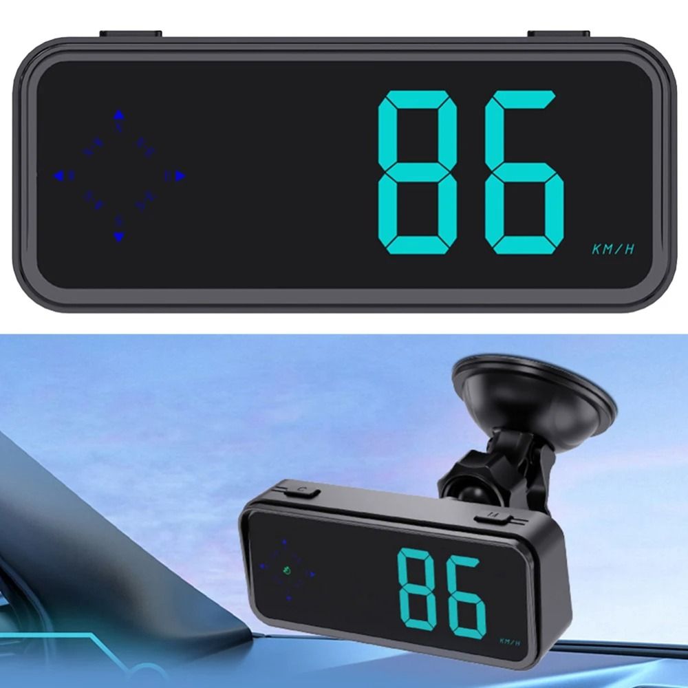 7 Color Switching GPS Car Digital Speedometer Digital Clock Vehicle Speed Meter  Tachometer