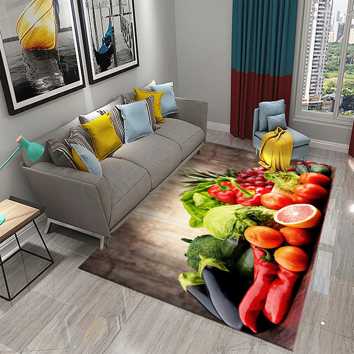 

Коврик на тему растительной пищи для спальни кухня дом декор пола гостиная ковер прихожая ванная комната противоскользящий коврик