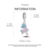 Charms Platadreamy Blue Pink Butterfly-Shaped Beads Fit Originalbracelets Charms For Women Jewelry Diy Making Gifts