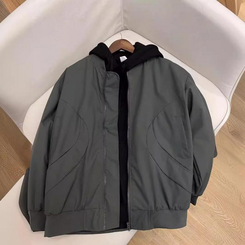 Bomber Jacket Men's Trend Loose Baseball Jacket Spring and Autumn New Casual Coat Top