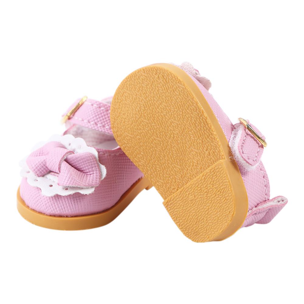 Boots Cotton Doll 5.5cm 14 Inches Doll Casual Shoes Doll Leather Shoes Mini Bow Shoes Doll Shoes
