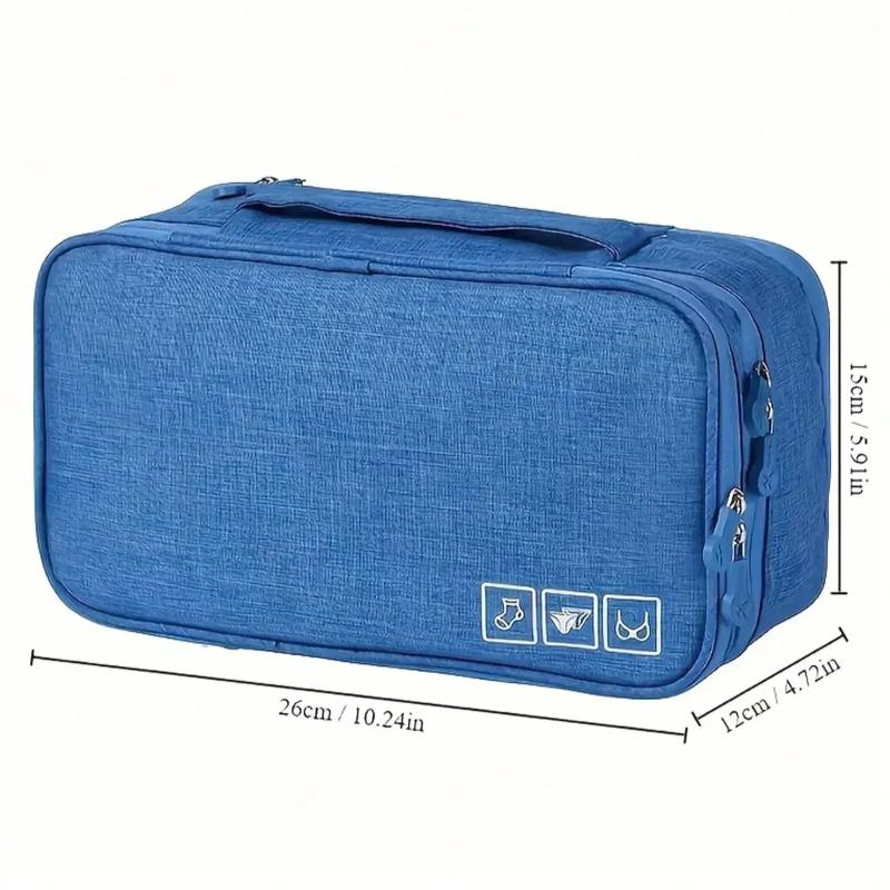 New Travel Underwear Storage Bag, Multi Layer Divided Bra Bag, Travel Storage, Bedroom Storage, Multiple Colors To Choose From