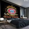 FC Bayern Munchen Custom Name Wall Tapestry Aesthetic Wall Hanging Printed Fabric Blanket Decorative Tapestries for Bedroom Living Room Home Decor