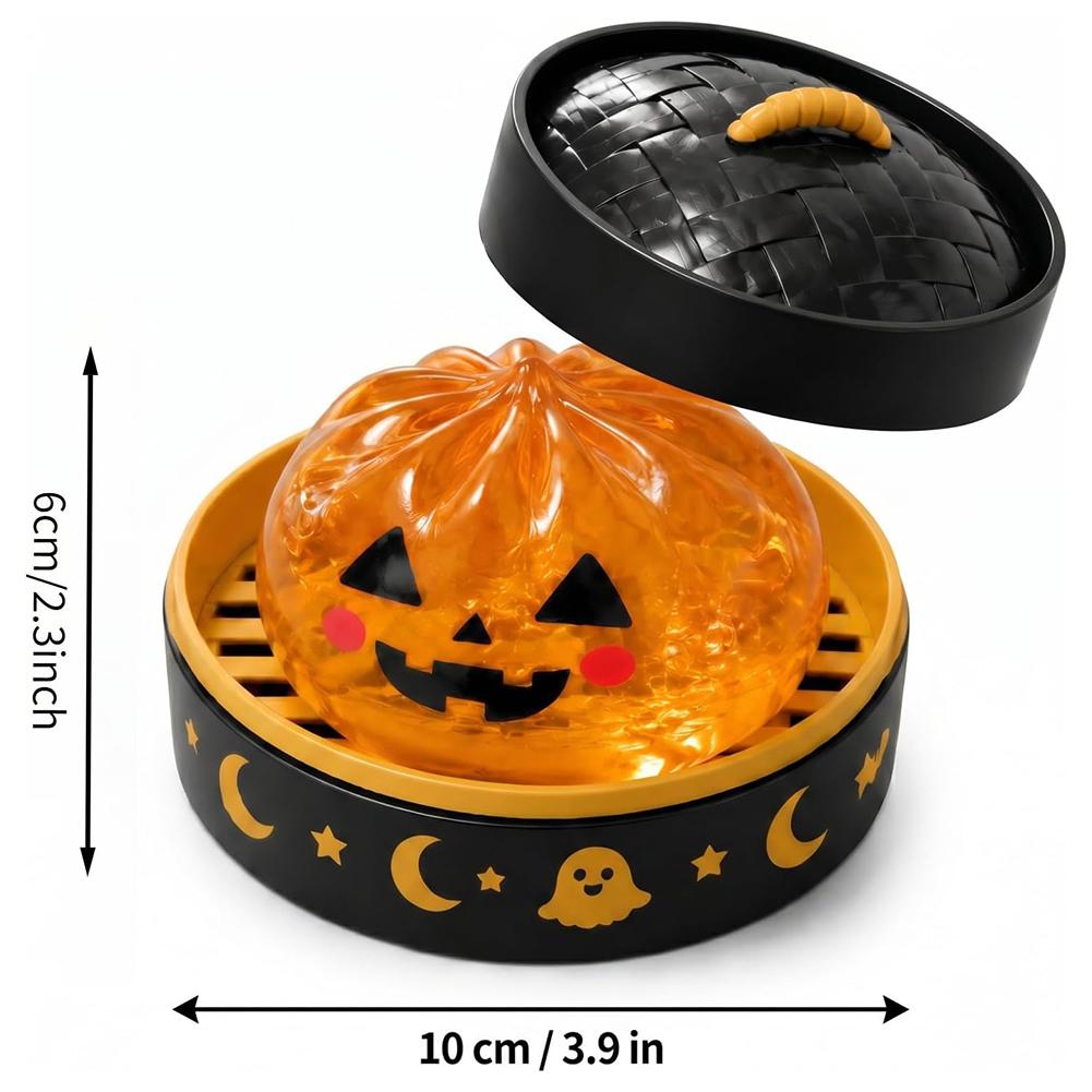 Halloween Cute Fun Spookys Steamers-Dumpling Squeeze Toy Squishies Mysterys Box Spooky Slow-Rising Squeeze Stress Balls