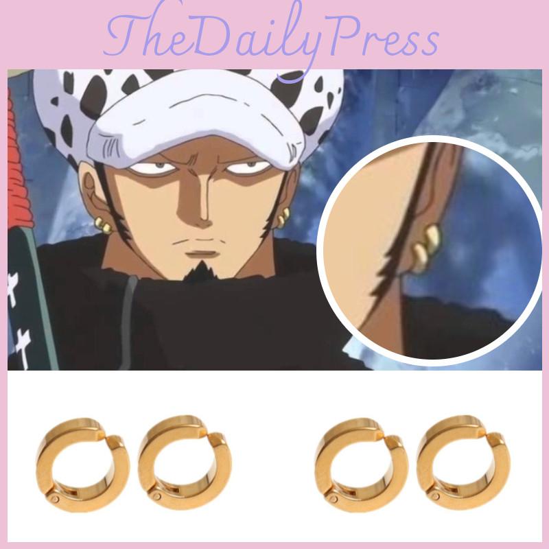 Kreisförmige Clip-Ohrringe im One Piece Stil für nicht durchstochene Ohren aus Titanstahl Hip Hop Stil