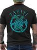 Nieuw Tahitiaans Design T-shirt Korte Mouwen Ronde Hals, Casual Stijl, Geschikt voor Casual Kleding of Weekenduitjes, Klassieke Pasvorm, Zacht en Comfortabel, U
